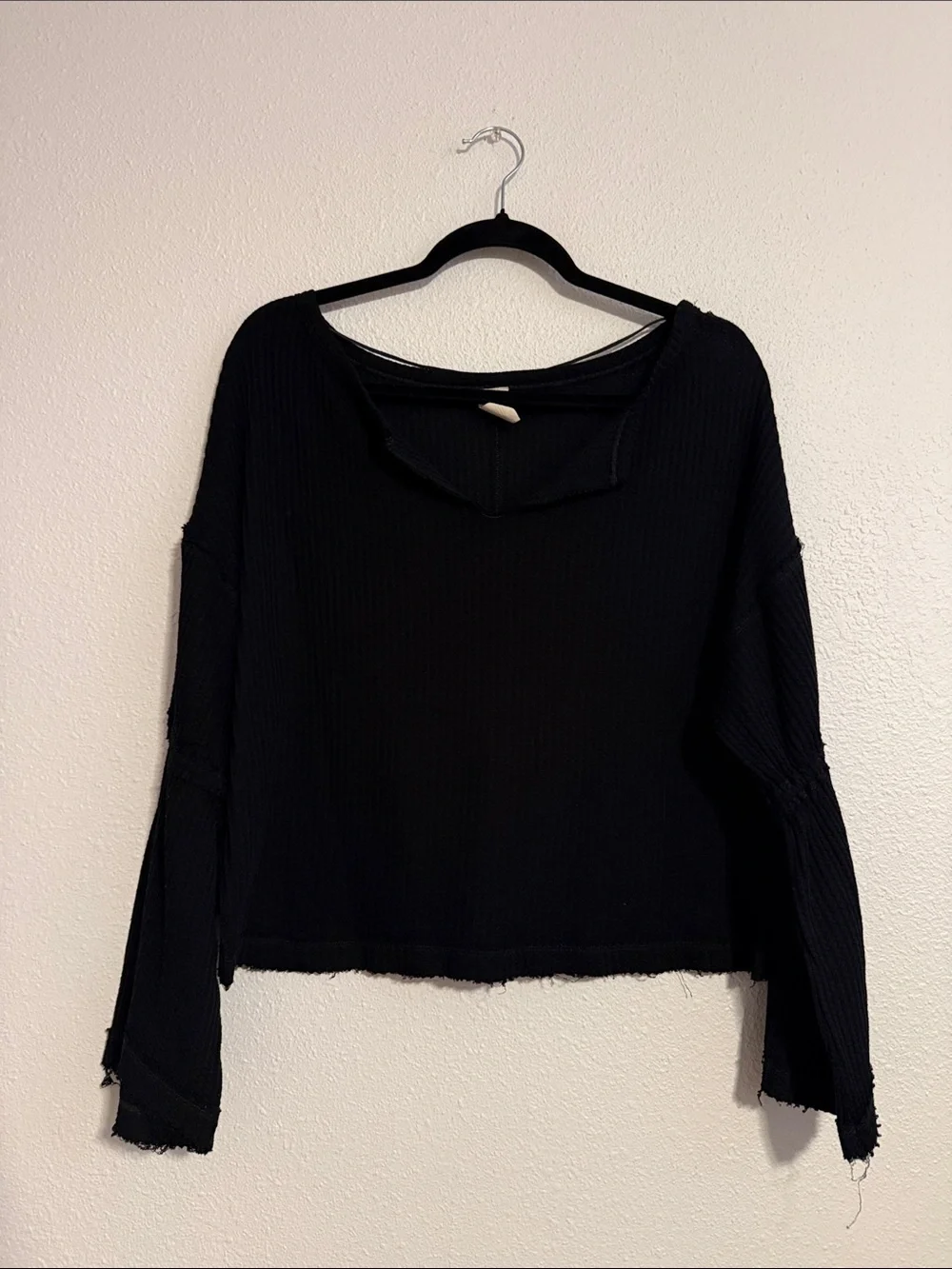 Free People Dahlia V Neck Bell Sleeve